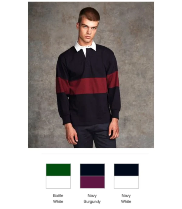 Front Row FR7 Panelled Rugby Shirt